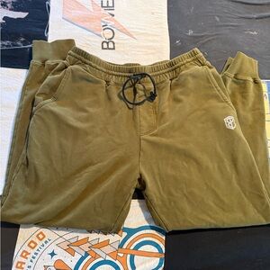 Born Primitive Olive Green Unmatched Joggers